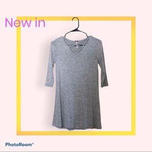 (LAST CHANCE) • Gray knit dress